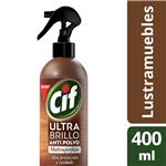 Spray Lustramuebles Cif Ultra Brillo Recargable 400 Ml