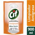Limpiador Líquido CIF Antigrasa Biodegradable 900 Ml Doypack