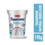 Yogur Natural Batido Endulzado YOGURISIMO 190gr