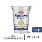 Yogur Entero Yogurisimo Firme Vainilla 190 Gr