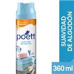 Desodorante De Ambiente POETT Suavidad De Algodón 360 Ml