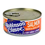 Salmon Ahumado Trozos Robinson Cr Lat 140 Grm