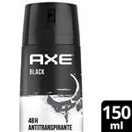 Desodorante Antitranspirante AXE Black En Aerosol 150 Ml
