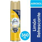 Aromatizante De Ambientes GLADE Limón Refrescante En Aerosol 360ml