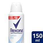 Desodorante Antitranspirante Rexona Cotton Dry En Aerosol 150 Ml