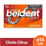 Chicles Citrus Beldent X14 Uni Est 26.6 Grm