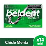 Chicles Menta X14 Beldent Est 26.6 Grm