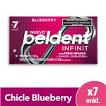 Chicles Blueberry X7 Beldent X 13.3 Grm