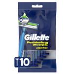 Máquina Para Afeitar Gillette Prestobarba Ultragrip2 Sensitive 10 Un