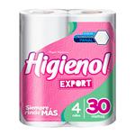 P.Higienico Export X4 Higienol Paq 30 Mtr