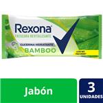 Jabón En Barra REXONA Bamboo 3x125 G