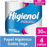 P.Higienico Premium X4 Higienol Paq 30 Mtr