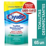 Toallitas Desinfectantes AYUDÍN Fresco (Doy Pack) 65 Un