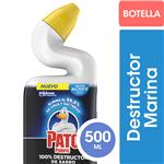 Limpiador Desinfectante Para Inodoro PATO Purific 100% Destructor De Sarro Marina 500ml