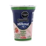 Yogur Cremoso Descremado Light Frutilla Milkaut Pot 190 Grm