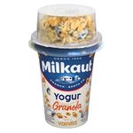 Yogur Entero Vainilla Granola Milkaut Pot 155 Grm