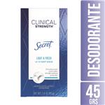SECRET Antitranspirante Y Desodorante, Light & Fresh, 45g