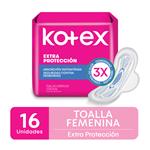 Toalla Femenina KOTEX Normal X16
