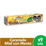 Caramelos Con Miel Sabor Menta Halls Paq 28 Grm