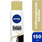 Desodorante Antitranspirante Femenino NIVEA Black & White Invisible Toque De Seda Spray X 150 Ml