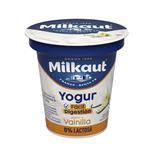Yogur Entero 0% Lactosa Sabor Vainilla Milkaut Pot 120 Grm