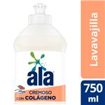 Detergente ALA Cremoso Con Colágeno 750 Ml