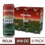 Cerveza Amber Lager Patagonia Pak X6 Uni 410 Cmq