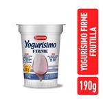 Yogur Descremado Firme Frutilla Con Probioticos Yogurisimo Pot 190 Grm
