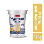 Yogur Descremado Firme Vainilla C/Probioticos Yogurisimo Pot 190 Grm