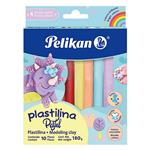 Plastilina Pelikan Varios Colores Pastel 10 Unidades