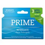Preservativos Retardante +Gel Natural Prime Cja 6 Uni
