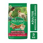 Alimento Para Perros Adultos Medianos Y Grandes Sabor Carne Y Pollo Dog Chow Bsa 3 Kgm