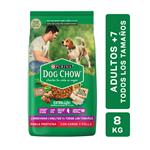Alimento Para Perros Longevos Todos Los Tamaños Sabor  Carne Y Pollo Dog Chow Bsa 8 Kgm