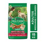 Alimento Para Perros Adultos Medianos Y Grandes Sabor Carne Y Pollo Dog Chow Bsa 15 Kgm
