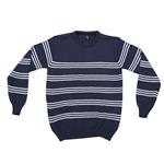 Sweater Hombre Combinado Azul Talle L