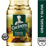 Aceite Mezcla Girasol-Oliva  Cocinero Pet 900 Ml