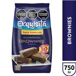Brownies Chocolate Exquisita Paq 750 Grm