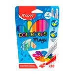 Marcadores Maped Colorpeps Magic Borrable 10 Unidades