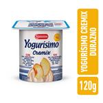 Yogur Cremoso Descremado Durazno Yogurisimo Pot 120 Grm