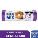 Galletitas De Avena Y Pasas Cereal Mix Paq 207 Grm
