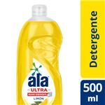 Detergente Ultra Limón Ala Bot 500 Ml