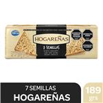 Galletitas Crackers 7 Semillas Hogareñas Paq 189 Grm