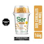 Yogur Essential Parcialmente Descremado Natural Con Cereales&#8203; SER 166gr