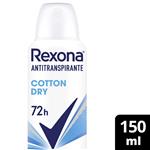 Antitranspirante Cotton Dry Rexona 150 Ml