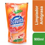Limpiador Liquido De Cocina Antigrasa Ecovita 900 Ml