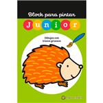 Libro Block Para Pintar Junior Erizo