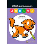 Libro Block Para Pintar Junior Perrito