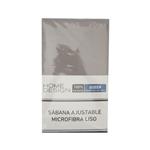 Sabana Ajustable Queen Microfibra Lisa
