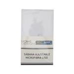 Sabana Ajustable Queen Microfibra Lisa
