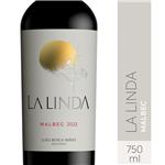 Vino Malbec La Linda 750 Ml
